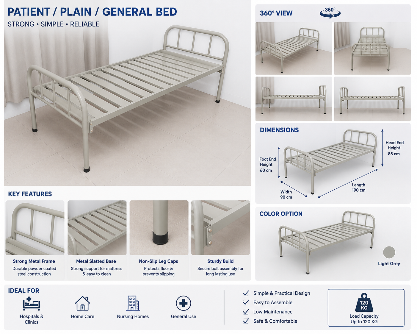 General bed / plain bed